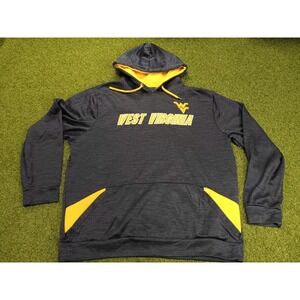 NCAA West Virginia Mountaineers Football Hoodie Mens XL Gray Colosseum Athletics